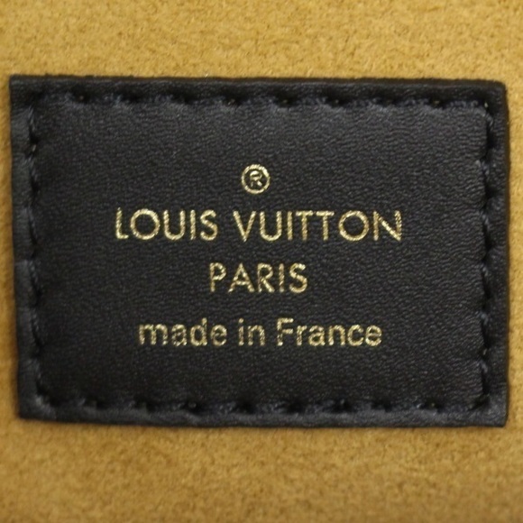 Louis Vuitton On My Side Shoulder Bag Camel Noir Monogram Black - Picture 5 of 5